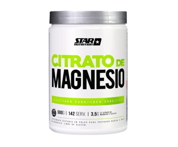 Citrato de Magnesio Sin Sabor - Polvo 500 Gr