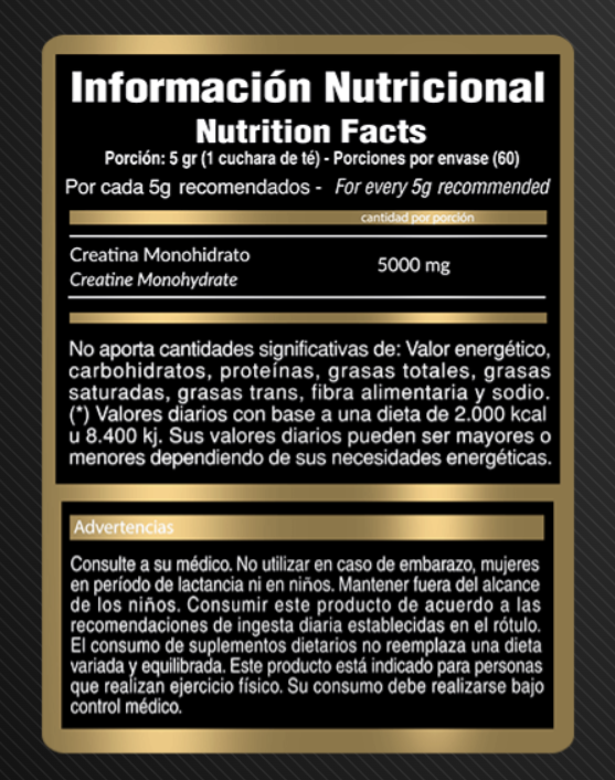 Captura de pantalla 2026-03-31 101813 Creatina Monohidratada Gold Nutrition 300g