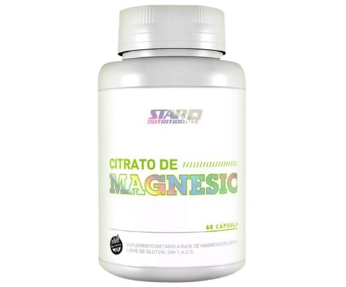 magnesio Citrato de Magnesio - 60 Cápsulas
