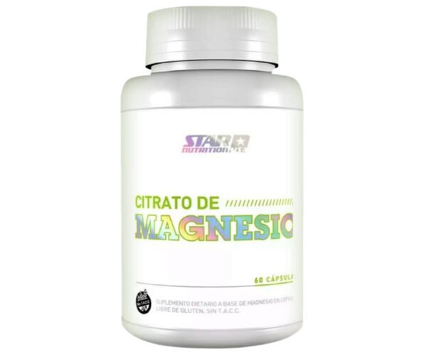 Citrato de Magnesio - 60 Cápsulas